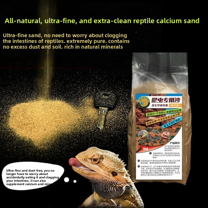 Calcium Powder Reptile - Sakallı Ejder Kertenkeleleri için Kalsiyum Kum,