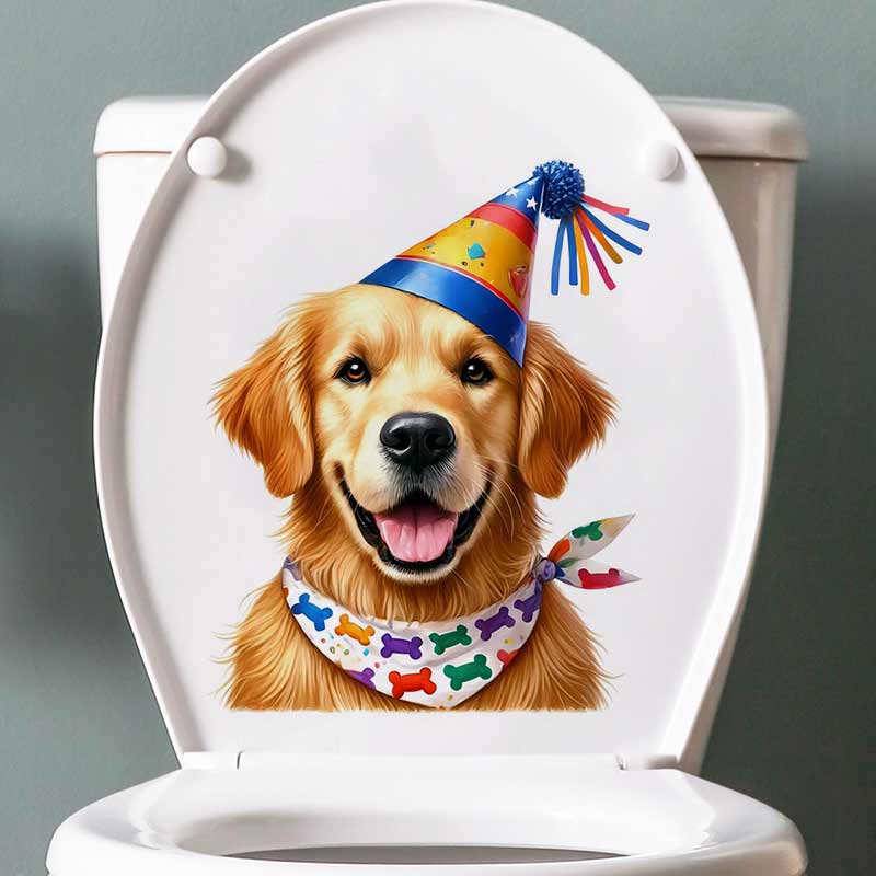 Mutlu Doğum Günü Golden Retrie - Pvc Panel Background incelemesi ve fiyatı