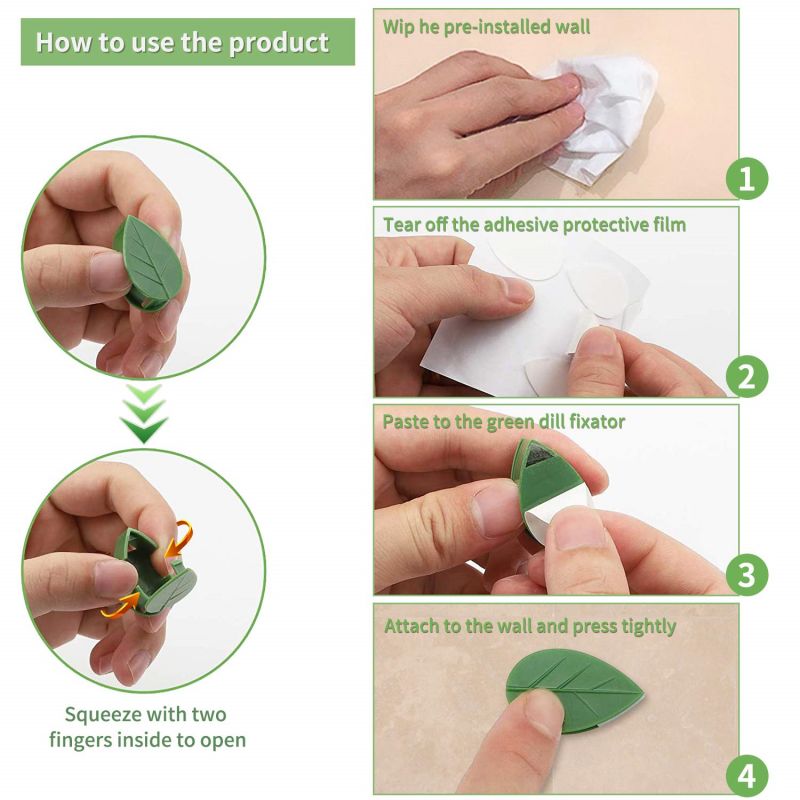 10/30/50 Adet Bitki Tırmanma D - Vine Climbing Plastic incelemesi ve fiyatı